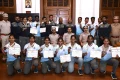 அகில இந்திய காவல் விளையாட்டு போட்டிகளில் பதக்கம் வென்ற காவலர்களுக்கு தமிழக டிஜிபி பாராட்டு