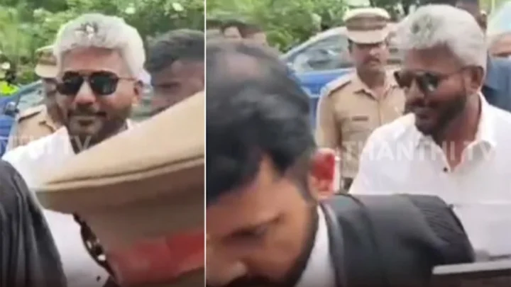 சகோதரரை தாக்கிய வழக்கு: விசாரணைக்காக புதுச்சேரி நீதிமன்றத்தில் அமைச்சர் மரிய வில்சன் ஆஜர்