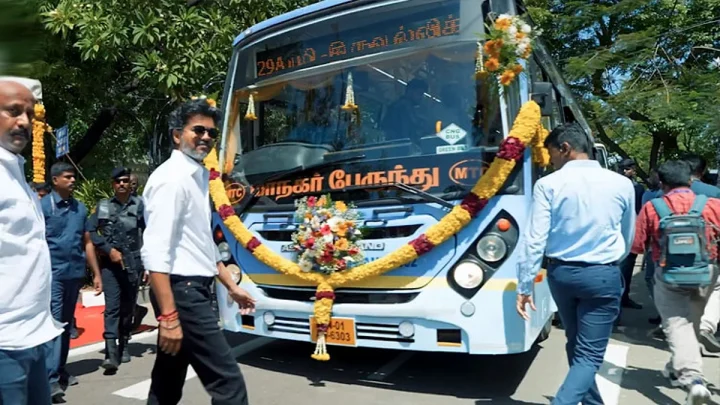 மகளிர் இலவச பேருந்து பயணத்திட்டம் விரிவாக்கம்: முதல்-அமைச்சர் விஜய் இன்று தொடங்கி வைக்கிறார்