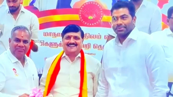 தவெகவில் இணைந்த திமுக முன்னாள் எம்.எல்.ஏ. கருணாநிதி