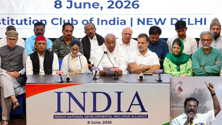 காங்கிரசின் அணுகுமுறையால் திமுக பலவீனடைந்தது; இந்தியா கூட்டணி கூட்டத்தில் திருமாவளவன் பேச்சு