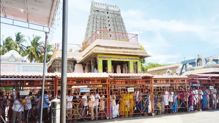 திருவண்ணாமலை அண்ணாமலையார் கோவிலில் அதிகரித்த பக்தர்கள் கூட்டம்