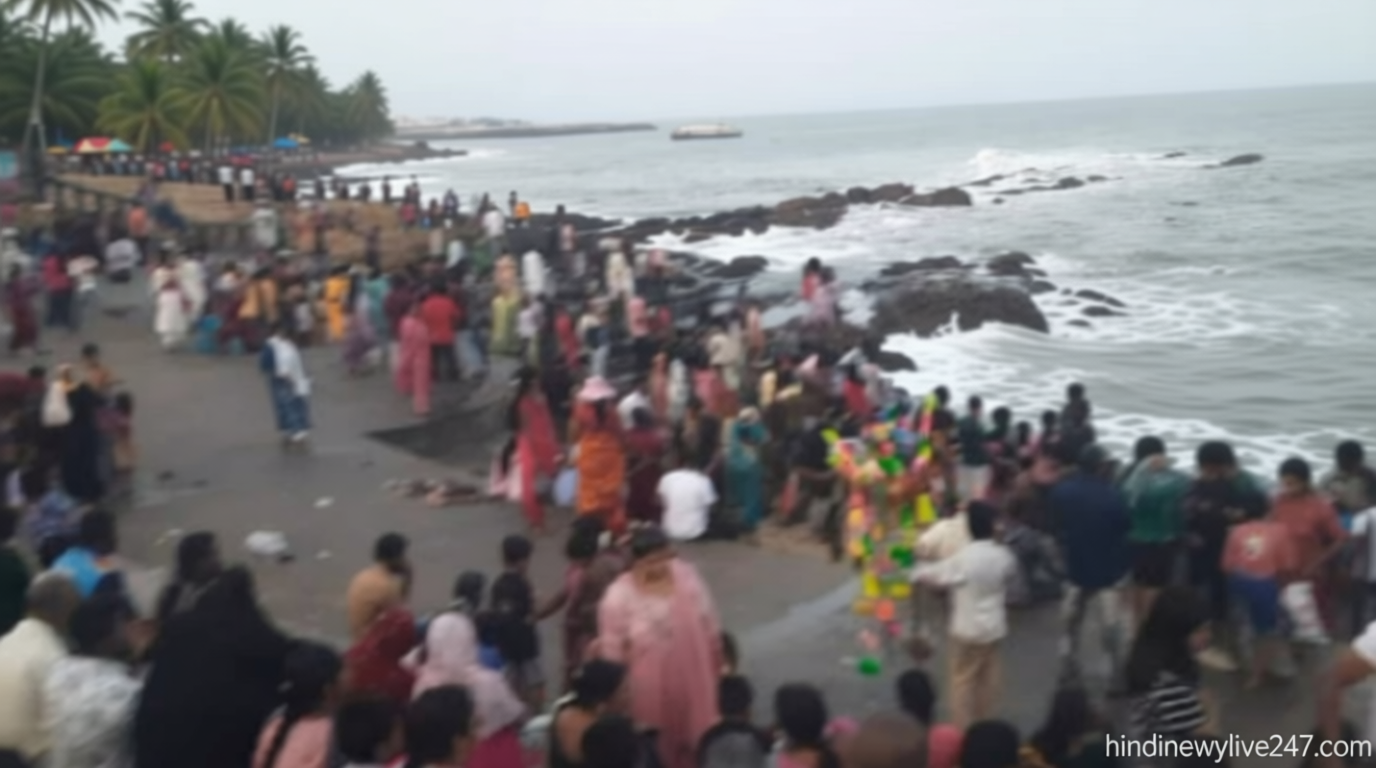 கன்னியாகுமரியில் அலைமோதிய சுற்றுலா பயணிகள்