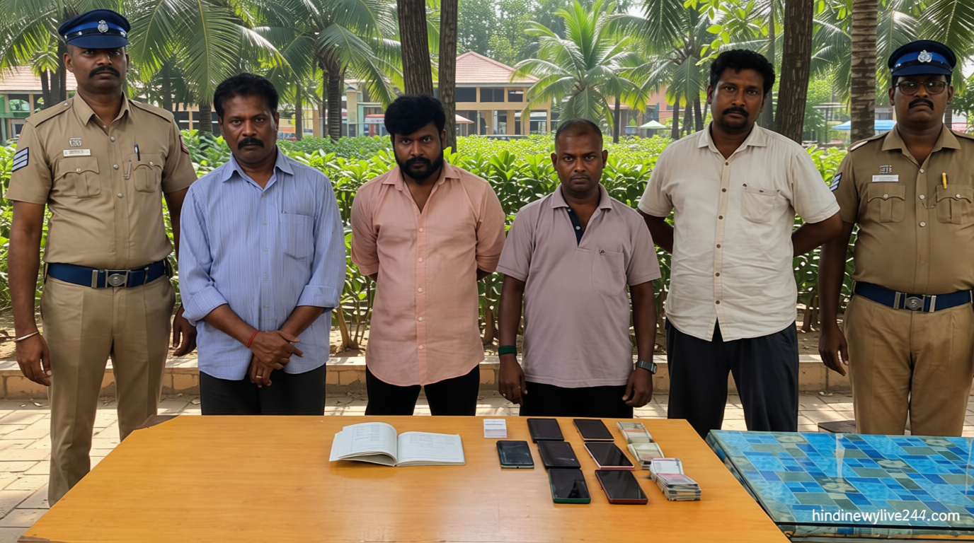 தடை செய்த லாட்டரி டிக்கெட்டுகள் விற்ற 4 பேர் கைது: ரூ.10,190 பறிமுதல்