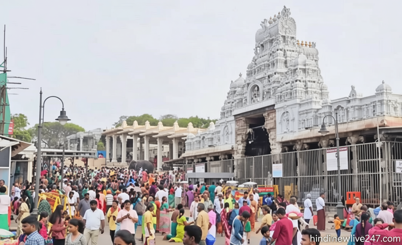 விடுமுறை தினம்: திருச்செந்தூர் கோவிலில் அலைமோதிய பக்தர்கள்