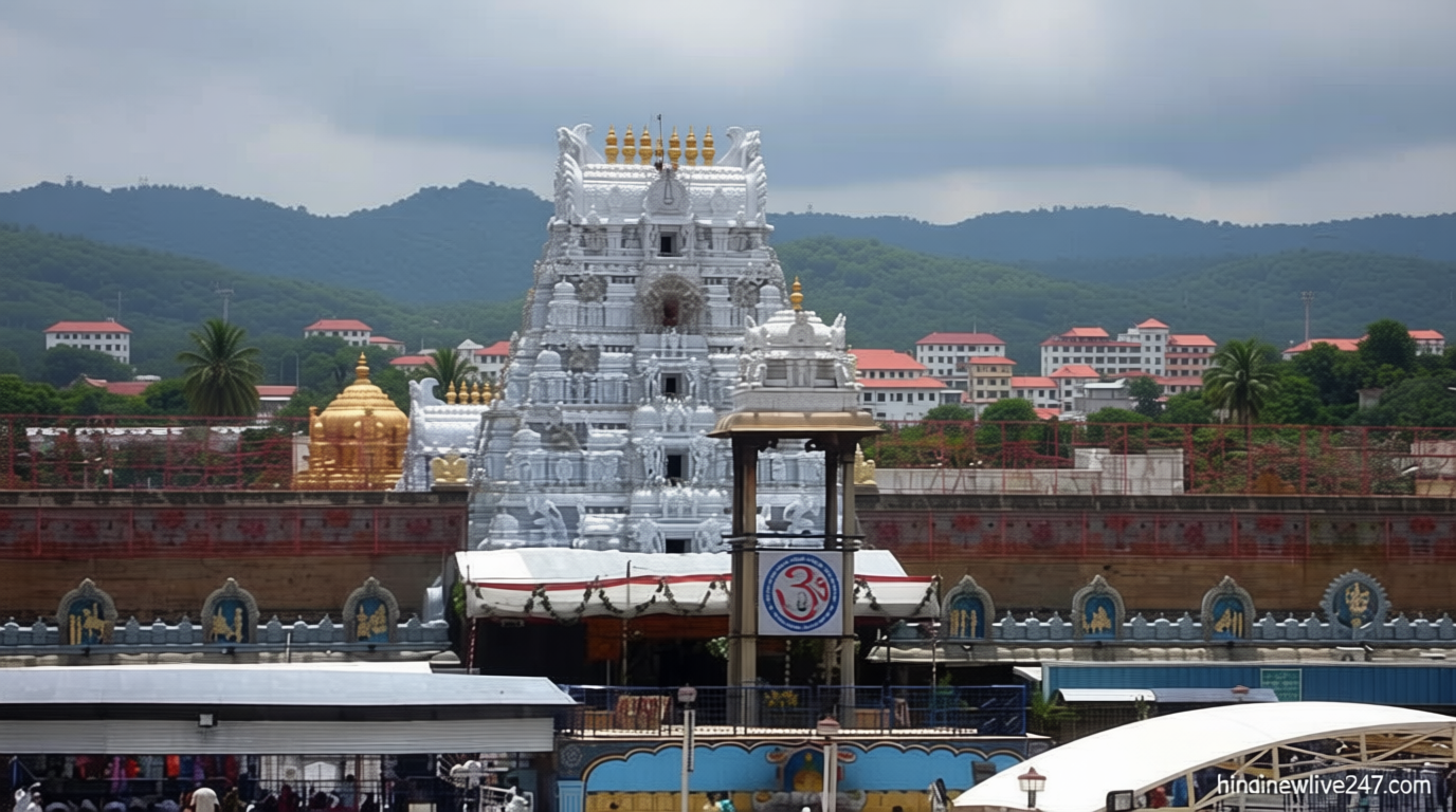 திருப்பதி கோவிலில் ஒரே நாளில் 95 ஆயிரம் பக்தர்கள் சாமி தரிசனம்