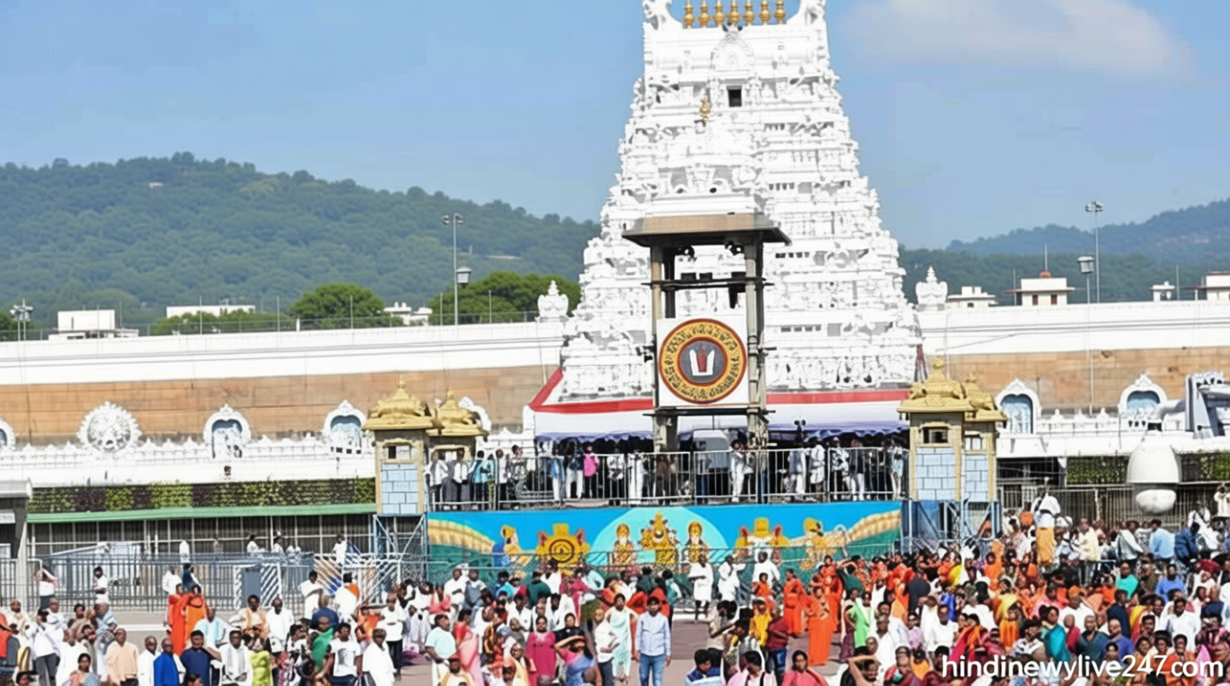 அலைமோதும் கூட்டம்.! திருப்பதி ஏழுமலையானை தரிசிக்க 24 மணி நேரம் காத்திருக்கும் பக்தர்கள்
