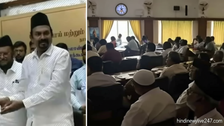 அமைச்சர் ஷாஜகான் பங்கேற்ற நிகழ்ச்சியில் மின்வெட்டு