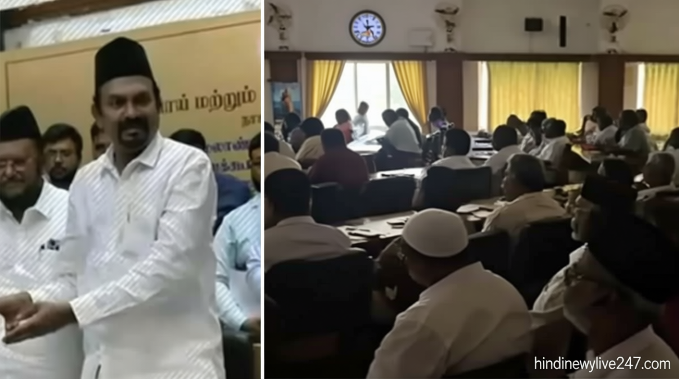 அமைச்சர் ஷாஜகான் பங்கேற்ற நிகழ்ச்சியில் மின்வெட்டு