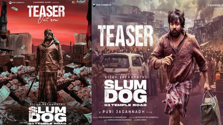 விஜய் சேதுபதியின் “ஸ்லம் டாக் – 33 டெம்பிள் ரோடு” படத்தின் டீசர் வெளியானது