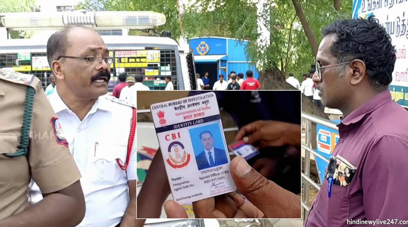 சி.பி.ஐ. இயக்குநர் என்று கூறி நெல்லை கலெக்டர் அலுவலகத்திற்குள் நுழைய முயன்ற நபரால் பரபரப்பு