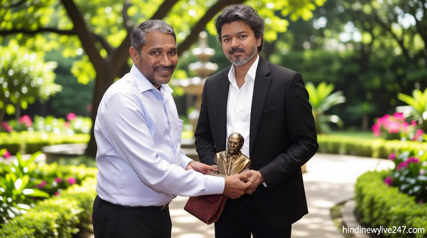 அமைச்சர் வன்னி அரசை பாராட்டிய முதல்-அமைச்சர் விஜய் – எதற்கு தெரியுமா…?