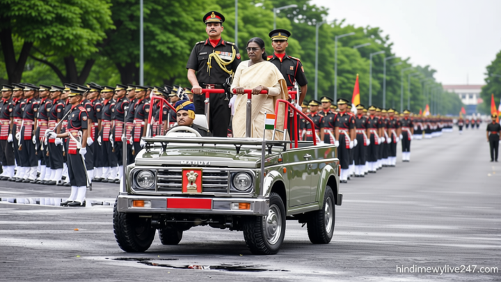 டேராடூன் இந்திய ராணுவ அகாடமியில் பயிற்சி முடித்த வீரர்கள் அணிவகுப்பு – ஜனாதிபதி திரவுபதி முர்மு பங்கேற்பு