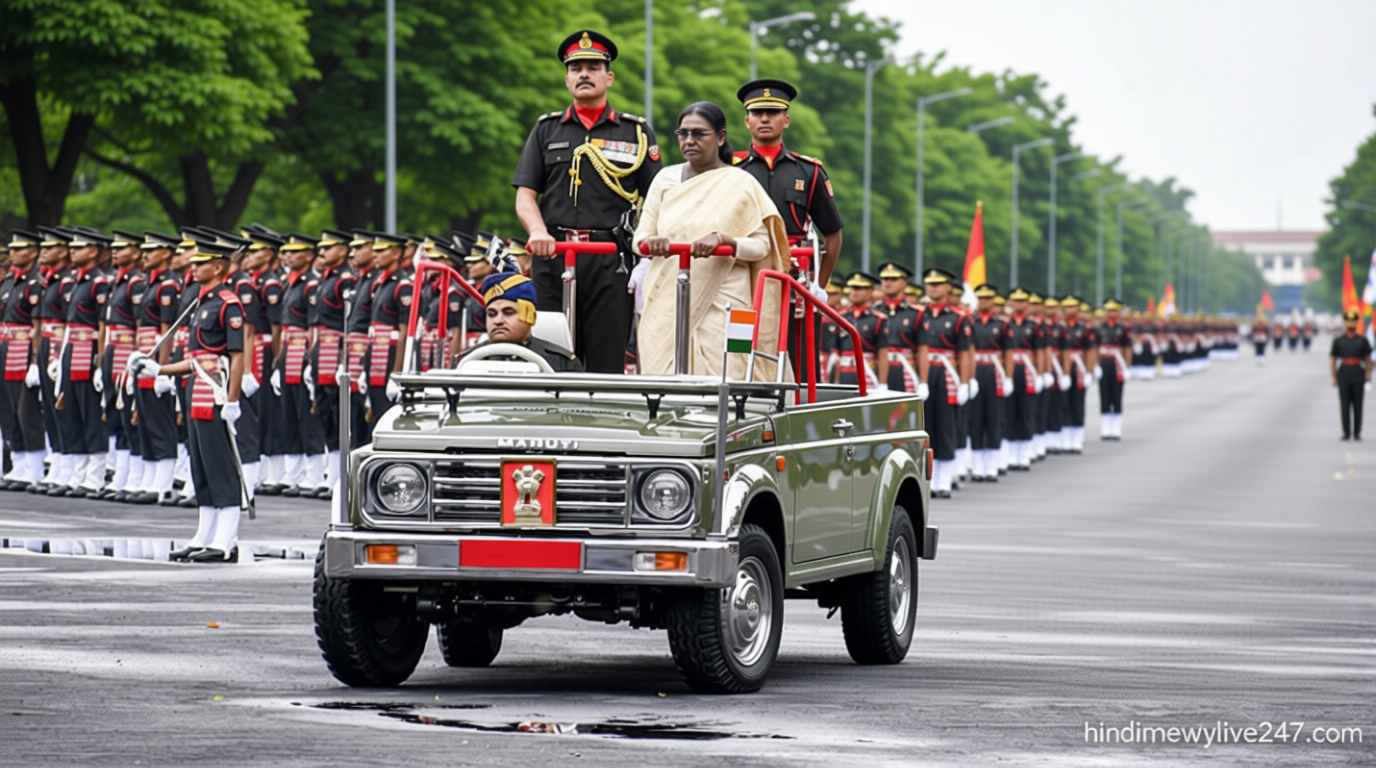 டேராடூன் இந்திய ராணுவ அகாடமியில் பயிற்சி முடித்த வீரர்கள் அணிவகுப்பு – ஜனாதிபதி திரவுபதி முர்மு பங்கேற்பு