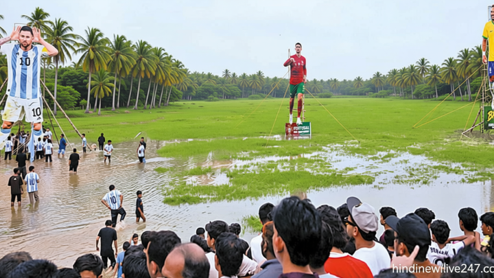 உலகக் கோப்பை கால்பந்து: கேரளாவில் ரசிகர்கள் கொண்டாட்டம்