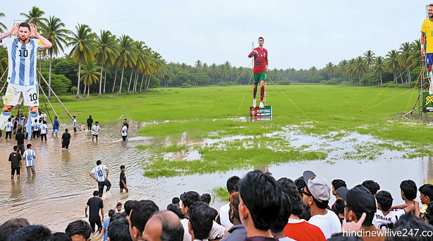 உலகக் கோப்பை கால்பந்து: கேரளாவில் ரசிகர்கள் கொண்டாட்டம்