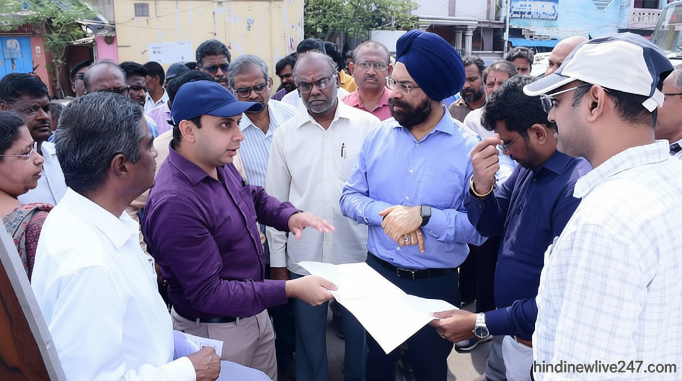 மெரினா காமராஜர் சாலையில் மையத்தடுப்புகள் அமைக்க வேண்டும் – அதிகாரிகளுக்கு, ககன்தீப் சிங் பேடி அறிவுறுத்தல்