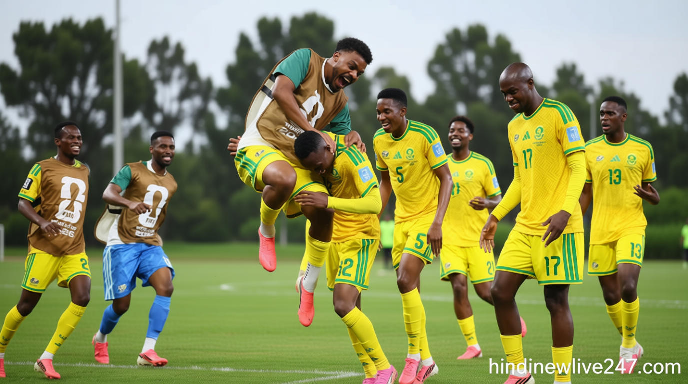 உலகக்கோப்பை கால்பந்து: தென்கொரியாவை எளிதில் வீழ்த்திய தென்ஆப்பிரிக்கா