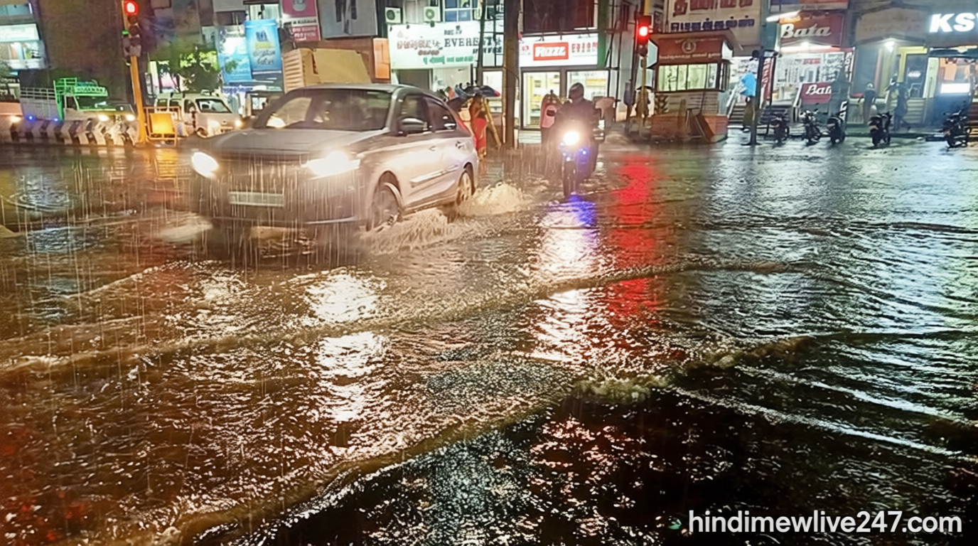 சென்னையில் பலத்த காற்றுடன் திடீர் மழை