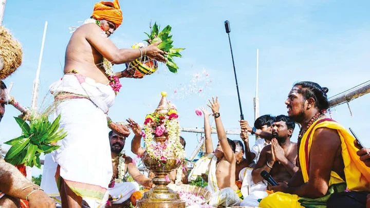 நாமக்கல்: பொத்தனூர் பகவதியம்மன் கோவில் கும்பாபிஷேகம்