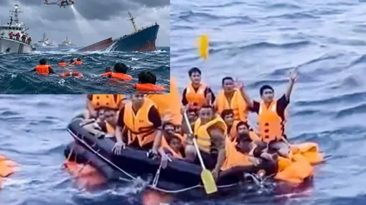வியட்நாம்: சரக்கு கப்பல் கடலில் மூழ்கி விபத்து – 18 பேர் மாயம்
