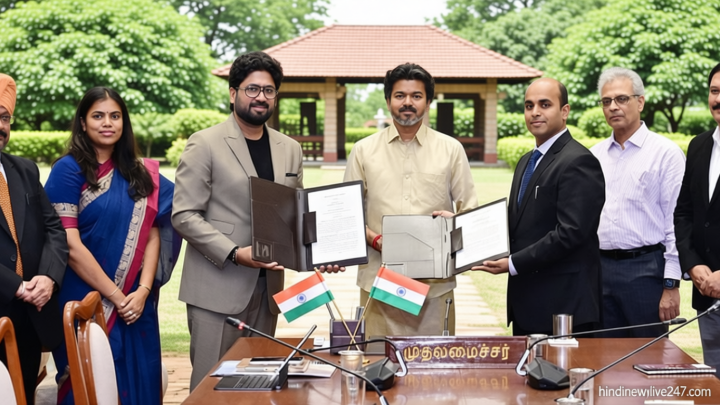 ரூ.15 ஆயிரம் கோடி முதலீடு… 2,670 பேருக்கு வேலைவாய்ப்பு… விக்ரம் சோலார் நிறுவனத்துடன் புரிந்துணர்வு ஒப்பந்தம்