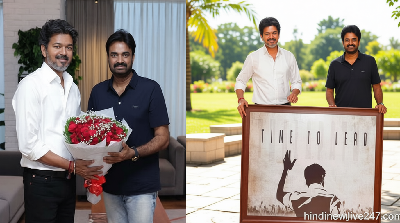 “தலைவா” படத்துடன் முதல்-அமைச்சர் விஜய்யை சந்தித்த இயக்குநர் விஜய்