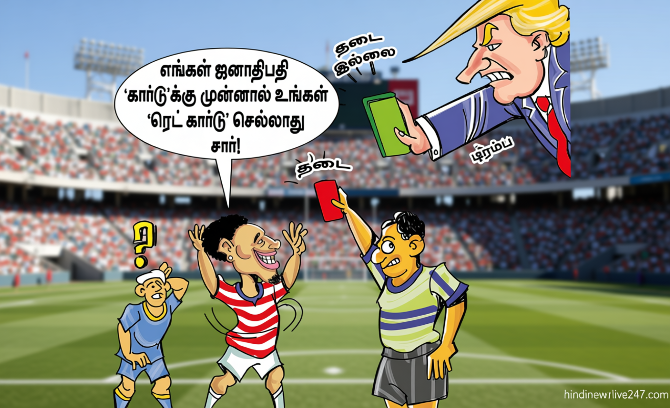 டிரம்ப் கார்டுக்கு முன்னால் எடுபடாமல் போன ரெட் கார்டு