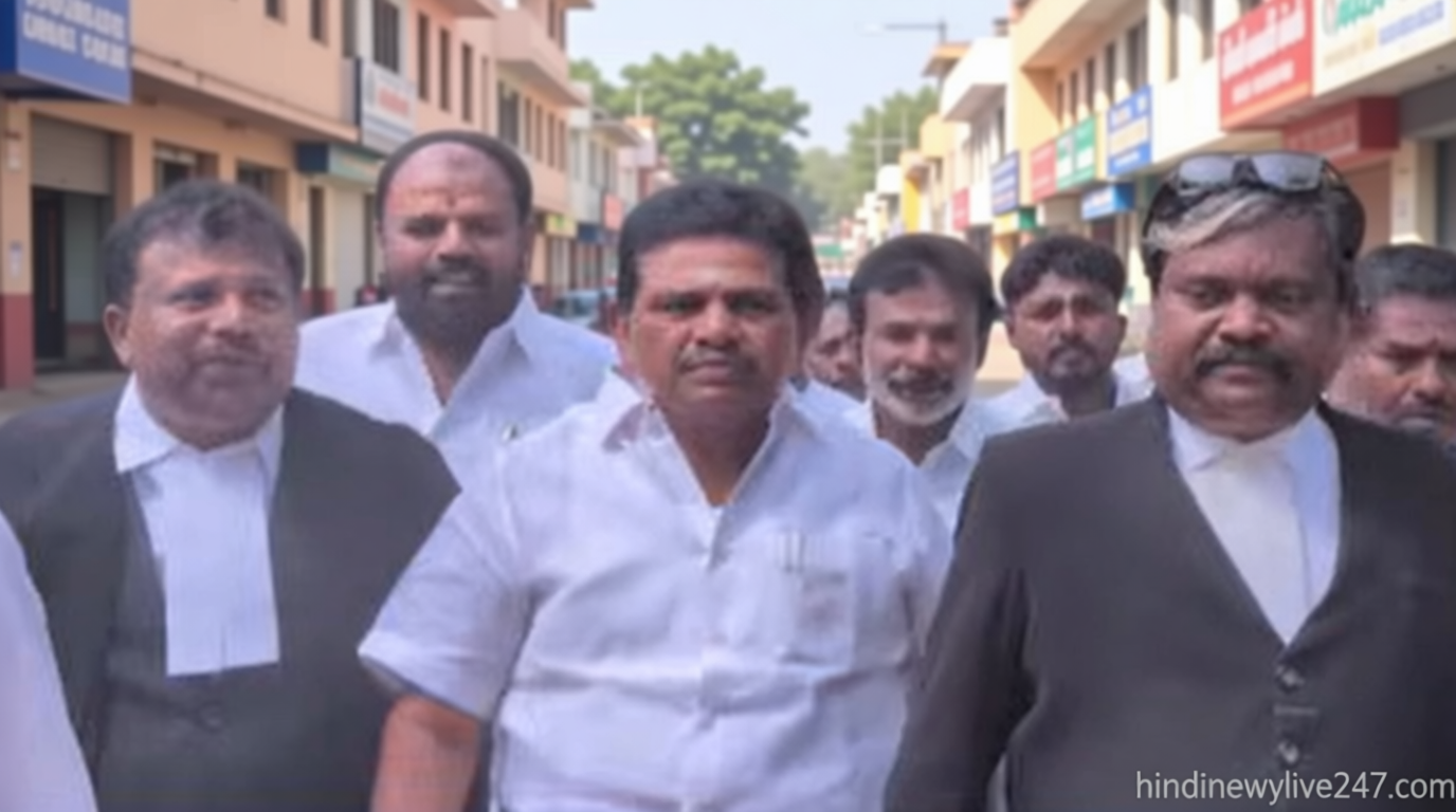 நிபந்தனை ஜாமீனில் விடுக்கப்பட்ட அனிதா ராதாகிருஷ்ணன் இன்று கோர்ட்டில் ஆஜராகி கையெழுத்து