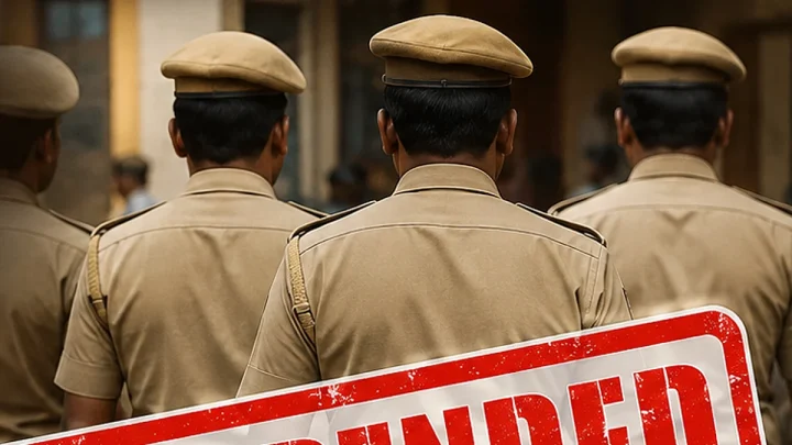 லஞ்ச ஒழிப்பு சோதனையில் சிக்கிய 7 போலீசார் பணியிடை நீக்கம்