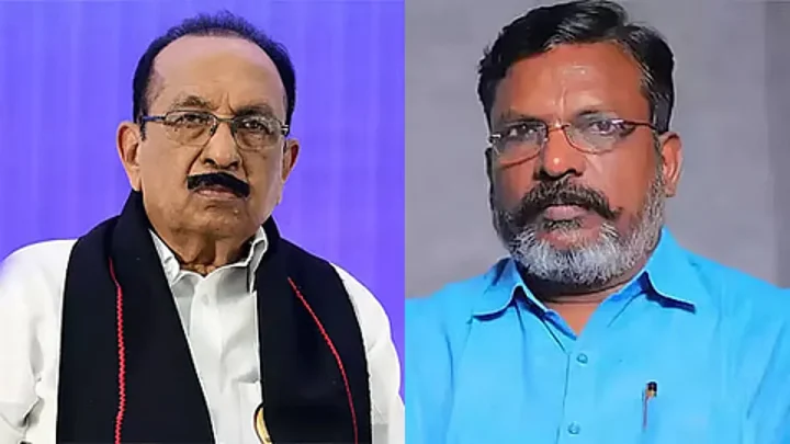 ‘நோபல் பரிசு கிடைத்தால் வைகோவுக்கு நன்றி சொல்வேன்’ – திருமாவளவன் பதிலடி