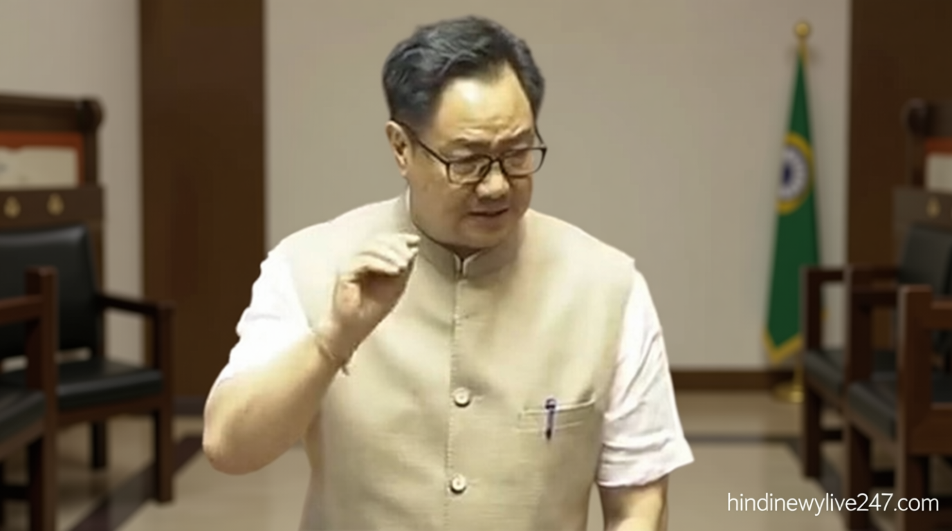 நீட் வினாத்தாள் கசிவு விவகாரம்; எதிர்க்கட்சிகள் விவாதிக்காமல் தப்பி ஓட முயல்கின்றன – கிரண் ரிஜிஜு