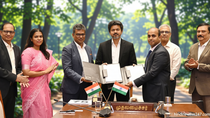 ரூ.1,000 கோடி முதலீடு… 1,000 பேருக்கு வேலை… ஹிட்டாச்சி நிறுவனத்துடன் புரிந்துணர்வு ஒப்பந்தம் கையெழுத்து