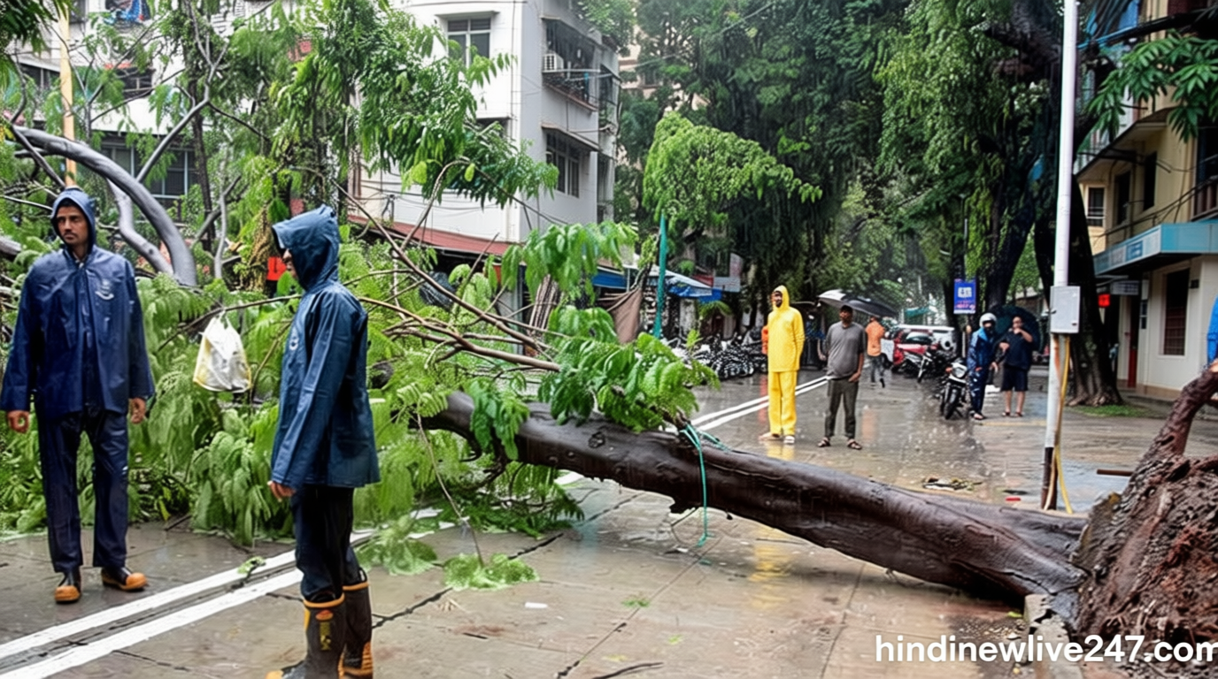 கனமழை எதிரொலி; மும்பை உள்பட 3 மாவட்டங்களில் பள்ளி, கல்லூரிகளுக்கு இன்று விடுமுறை