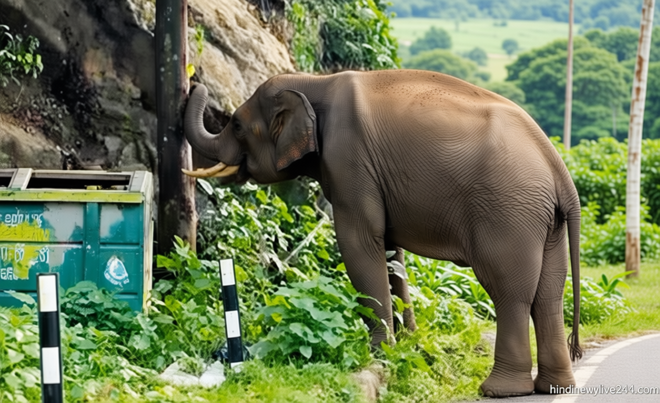 குன்னூர்- மேட்டுப்பாளையம் இடையே மலைப்பாதையில் காட்டு யானை உலா: வாகன ஓட்டிகள் அச்சம்