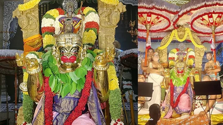 ஆடி அமாவாசை… திருப்பதியில் அனுமந்த வாகனத்தில் எழுந்தருளிய கோதண்டராமர்