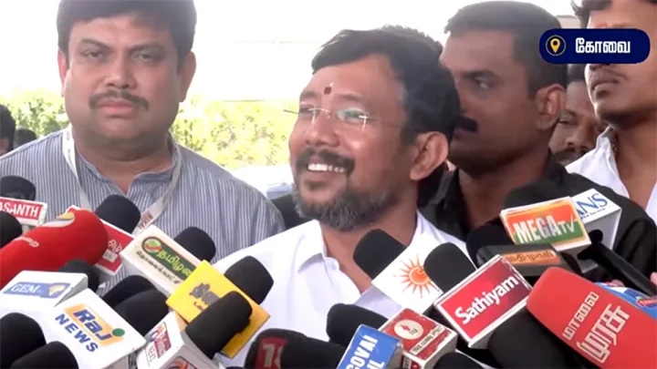 ‘ஜனநாயக நாட்டில் யார் வேண்டுமானாலும் கட்சி ஆரம்பிக்கலாம்’ – அமைச்சர் சம்பத்குமார்
