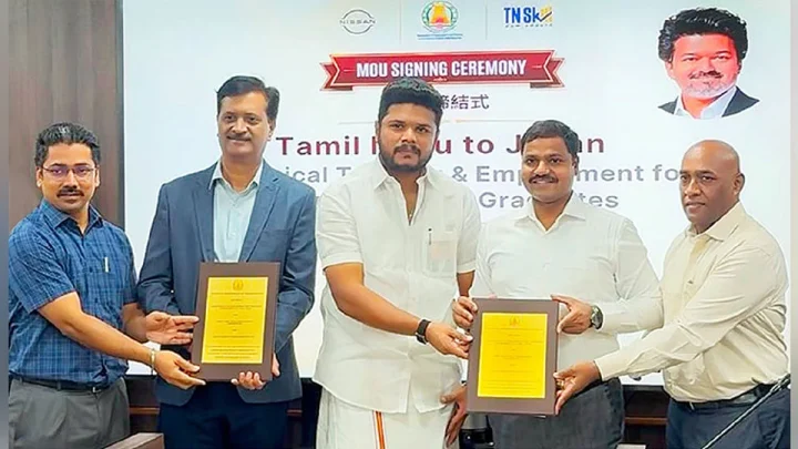 தமிழக இளைஞர்களுக்கு ஜப்பானில் வேலை: அமைச்சர் முகமது பர்வேஸ் முன்னிலையில் புரிந்துணர்வு ஒப்பந்தம்