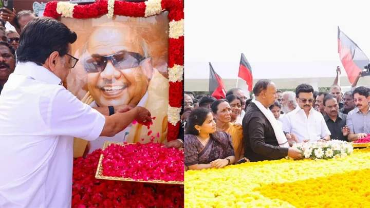 கருணாநிதியின் நினைவுதினம்: நவீனத் தமிழ்நாட்டை உருவாக்கிய சிற்பி! – மு.க.ஸ்டாலின் புகழஞ்சலி