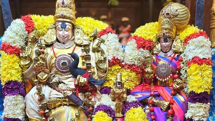 மதுரை மீனாட்சி அம்மன் கோவில் ஆவணி மூலத்திருவிழா.. கருங்குருவிக்கு உபதேசம் செய்த லீலை