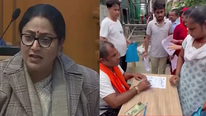 டெல்லி: பனியன், டிரவுசருடன் தொகுதி மக்களுக்கு கையெழுத்திட்ட எம்.எல்.ஏ.!