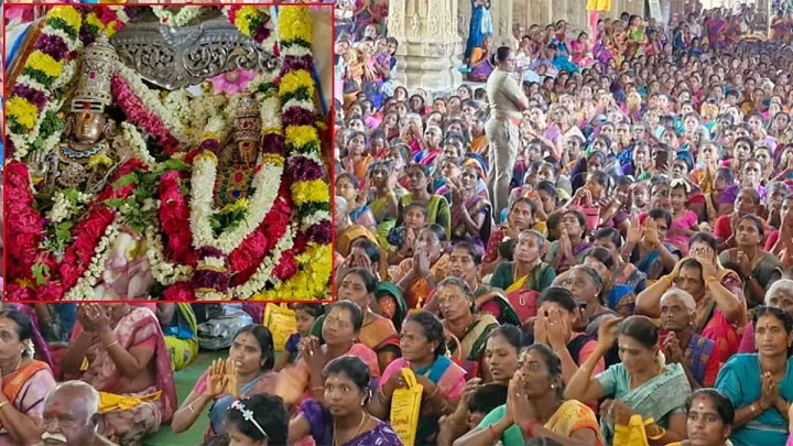 திருவாடானை ஆதிரெத்தினேஸ்வரர் கோவில் ஆடிப்பூர திருக்கல்யாண வைபவம்