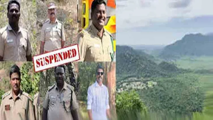 மலைவாழ் மக்களை மிரட்டி ரூ.1 கோடி லஞ்சம்: 3 வனச்சரகர்கள் உட்பட 6 பேர் பணியிடை நீக்கம்